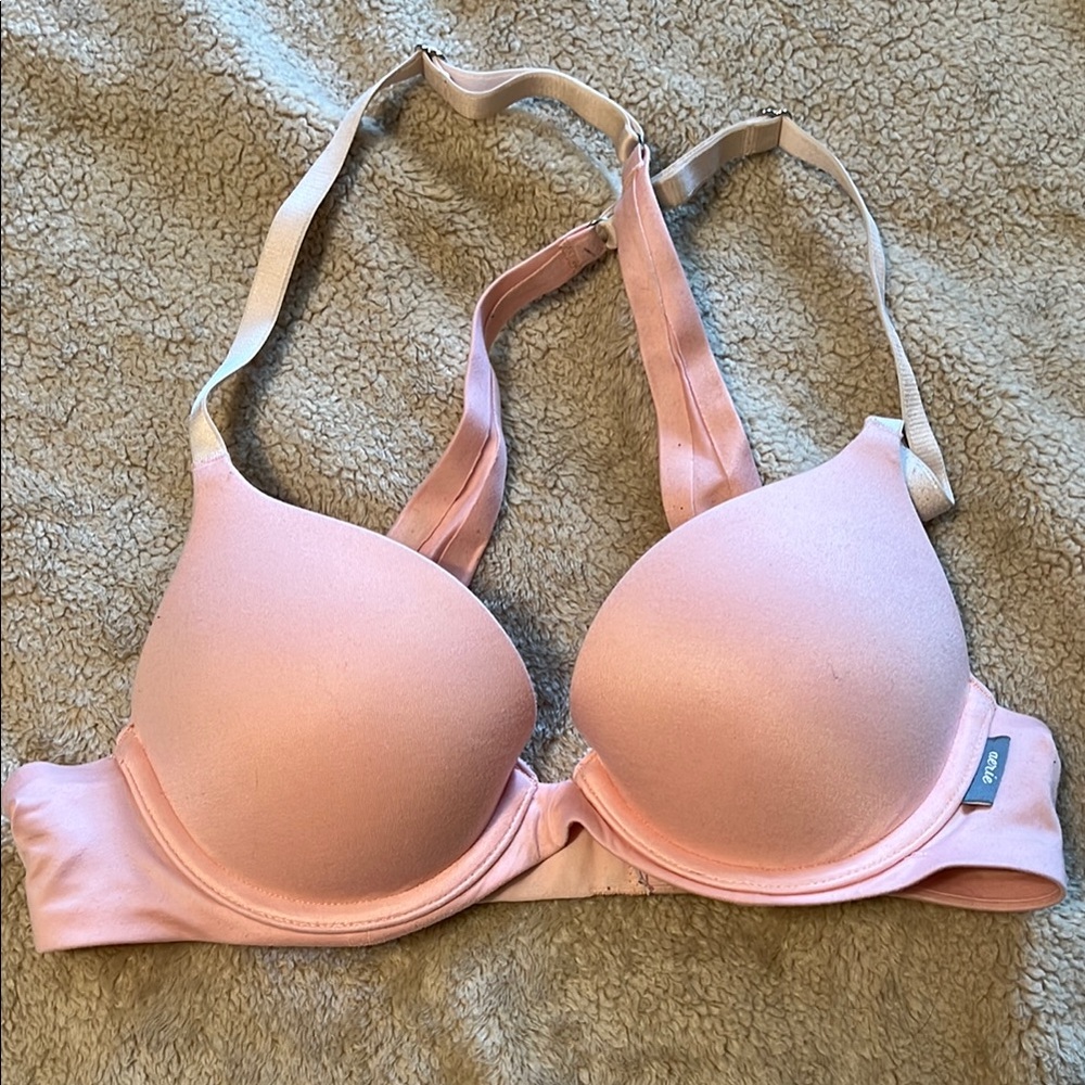 aerie Pink push-up Bra with Underwire Support